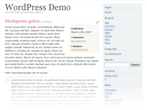 Темы для WordPress -  MiniBits
