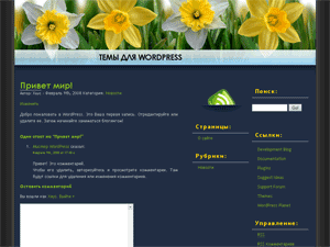 Темы для WordPress -  Narcissism