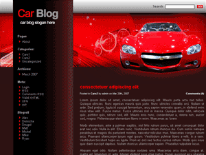Скачать тему для WordPress -  Car-1