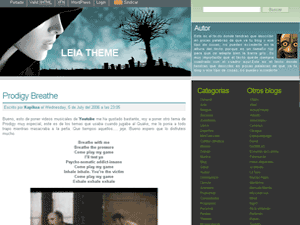 Скачать тему для WordPress -  Leia