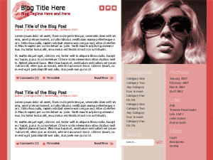 Скачать тему для WordPress -  Beauty bling