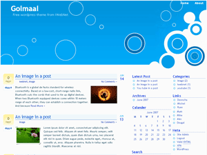 Скачать тему для WordPress -  Golmaal