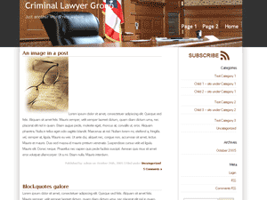Скачать тему для WordPress -  Law