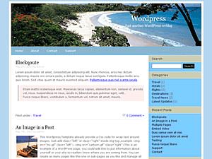 Скачать тему для WordPress -  Travel-12