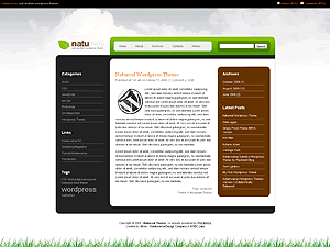 Naturel русская тема Wordpress