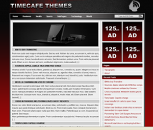 Time Cafe бесплатный шаблон для WordPress