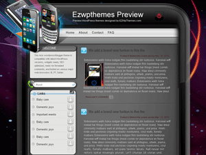 Wordpress шаблон мобильные телефоны Cellphones