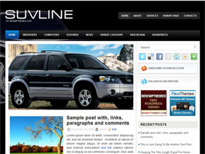 Автомобильная тема WordPress SuvLine