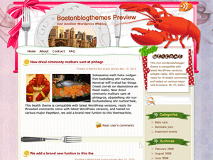 Кулинарная WordPress тема Lobster-feast