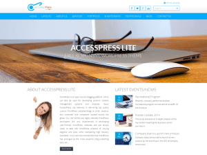 Бизнес шаблон Вордпресс Accesspress-lite