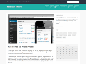 Бизнес шаблон WordPress Franklin