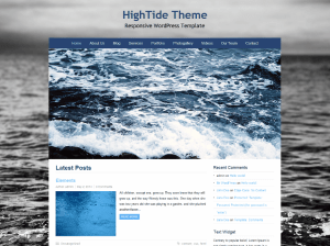 Вордпресс тема виджеты Hightide
