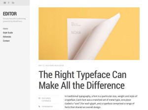 Вордпресс тема виджеты Editor