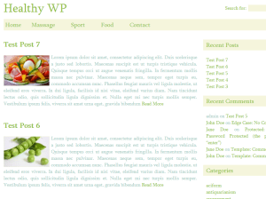 Русский шаблон Вордпресс Healthy-wp