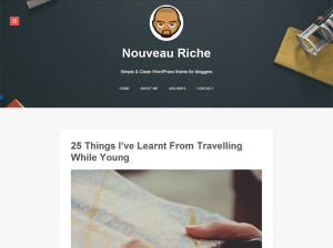 Современная тема WordPress Nouveau-riche