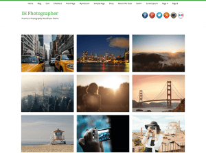 Вордпресс шаблон фотография IH-photographer