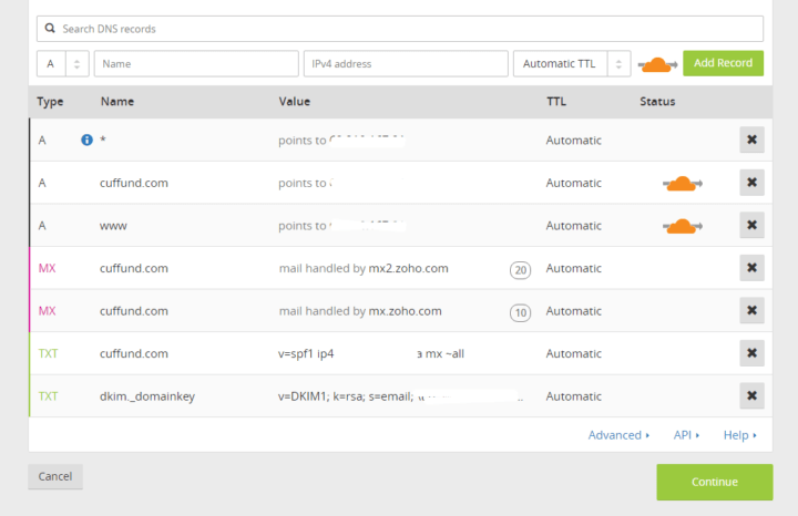 dns options