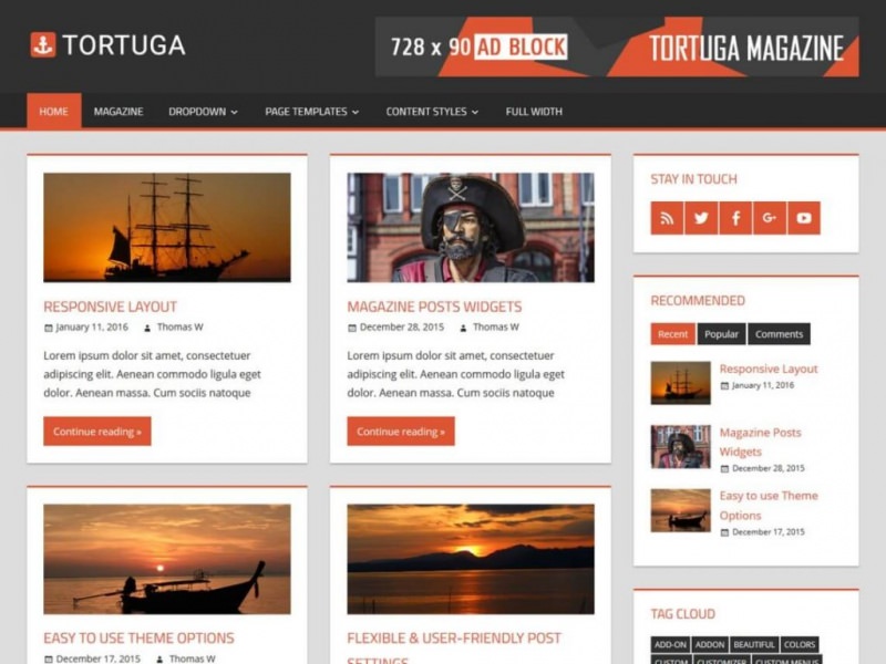 Tortuga-free-wordpress-magazine-theme