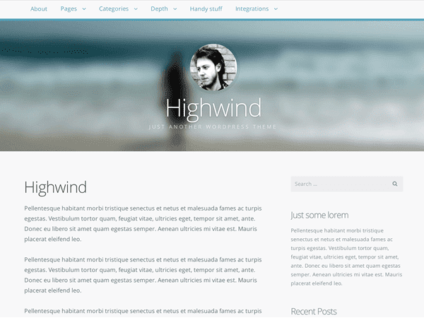 Highwind простой шаблон для инет-магазина.