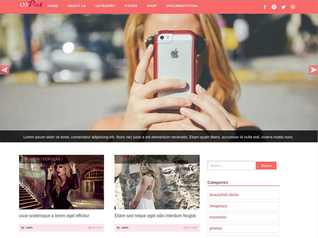 бесплатная мода WordPress тема бесплатная мода WordPress тема