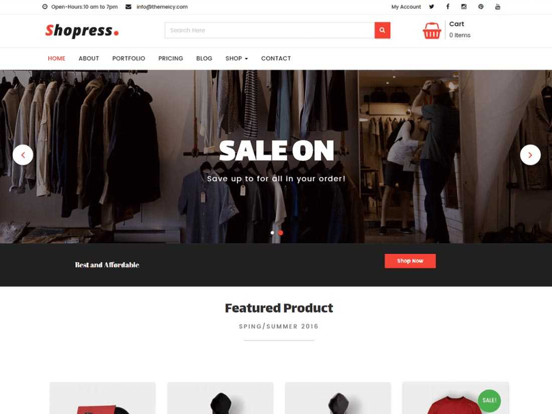 бесплатная мода WordPress тема бесплатная мода WordPress тема
