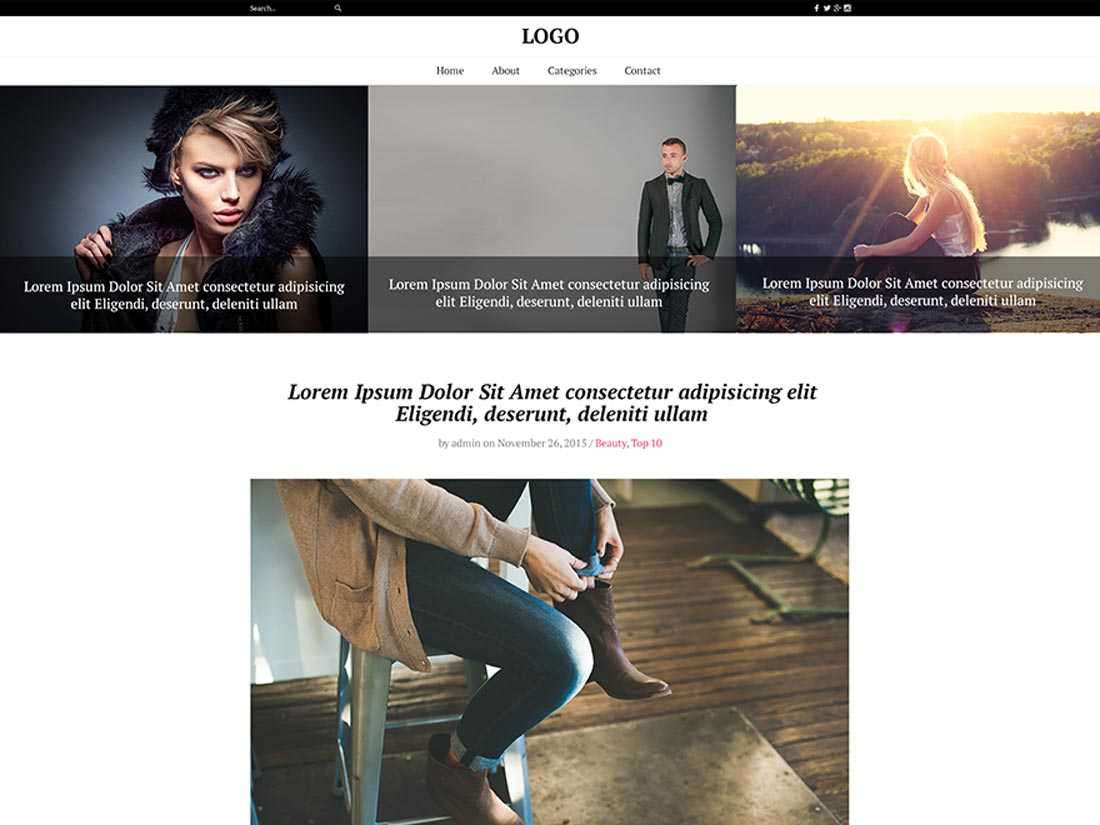 бесплатная мода WordPress тема бесплатная мода WordPress тема