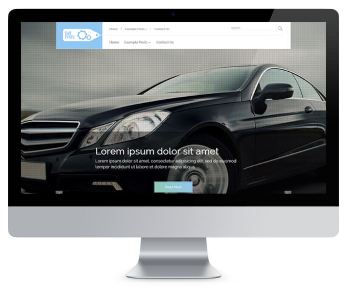 Car parts бесплатная тема вордпресс.