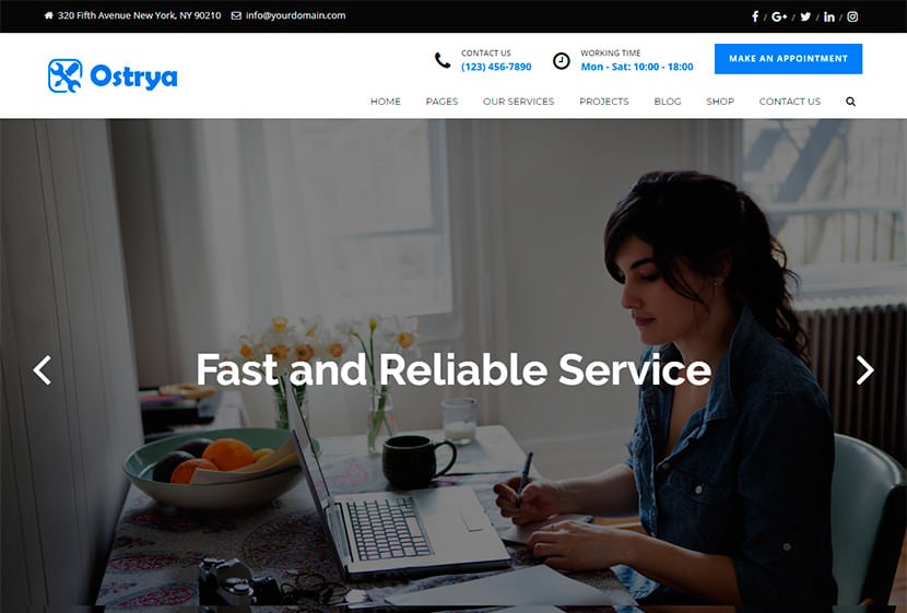 Тема WordPress премиум-класса.