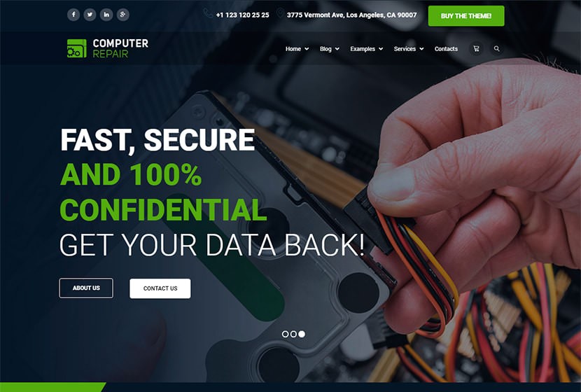 The Repair премиум тема WordPress.