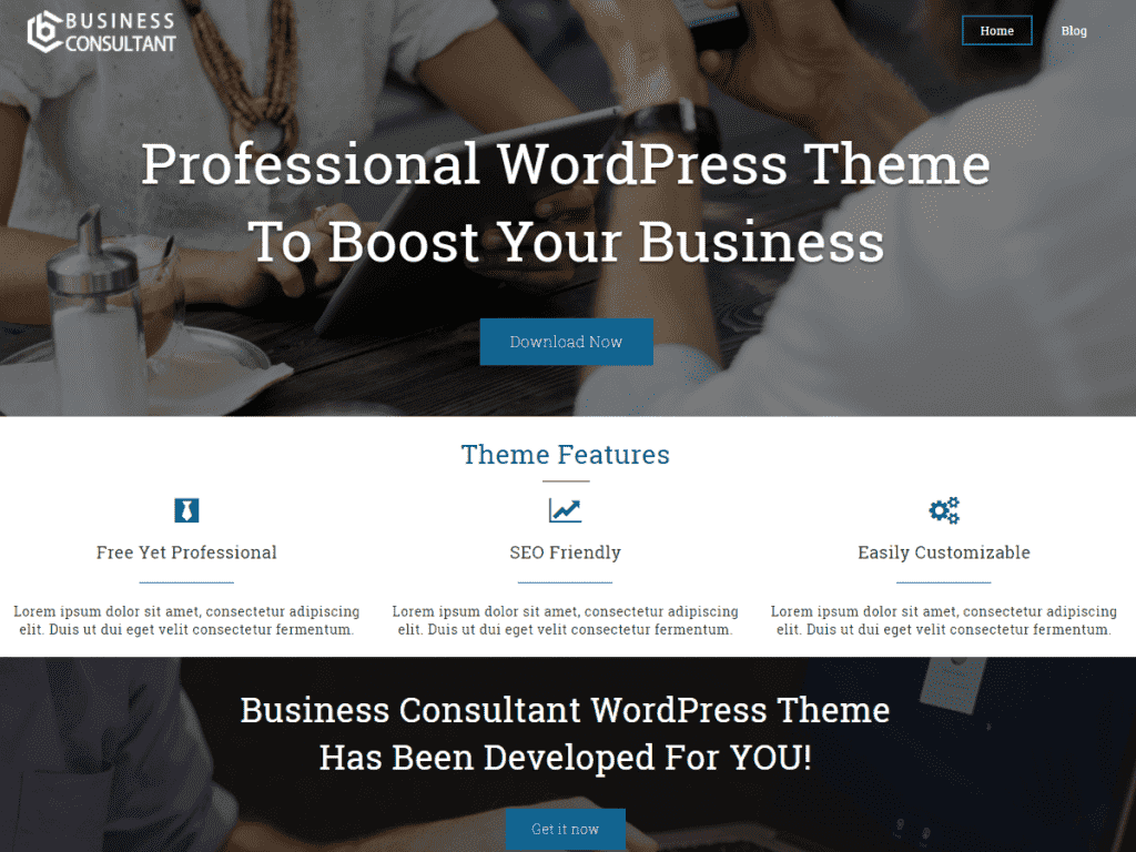 Business Consultant шаблон от ElectraThemes.