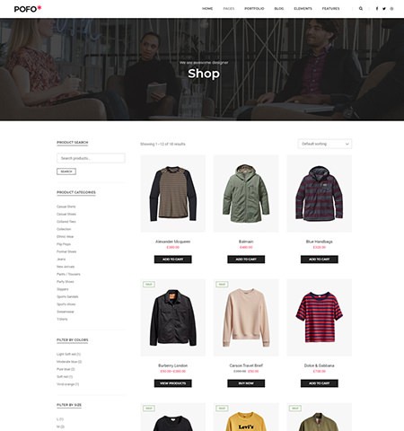WooCommerce WordPress тема