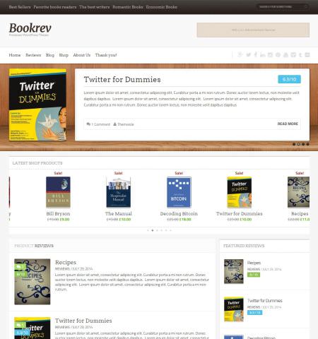 Шабло Вордперсс bookrev