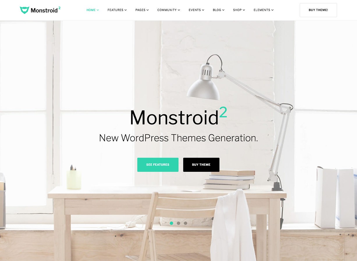 Monstroid 2 Business WordPress Theme