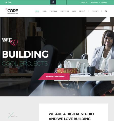 Шаблон TheCore