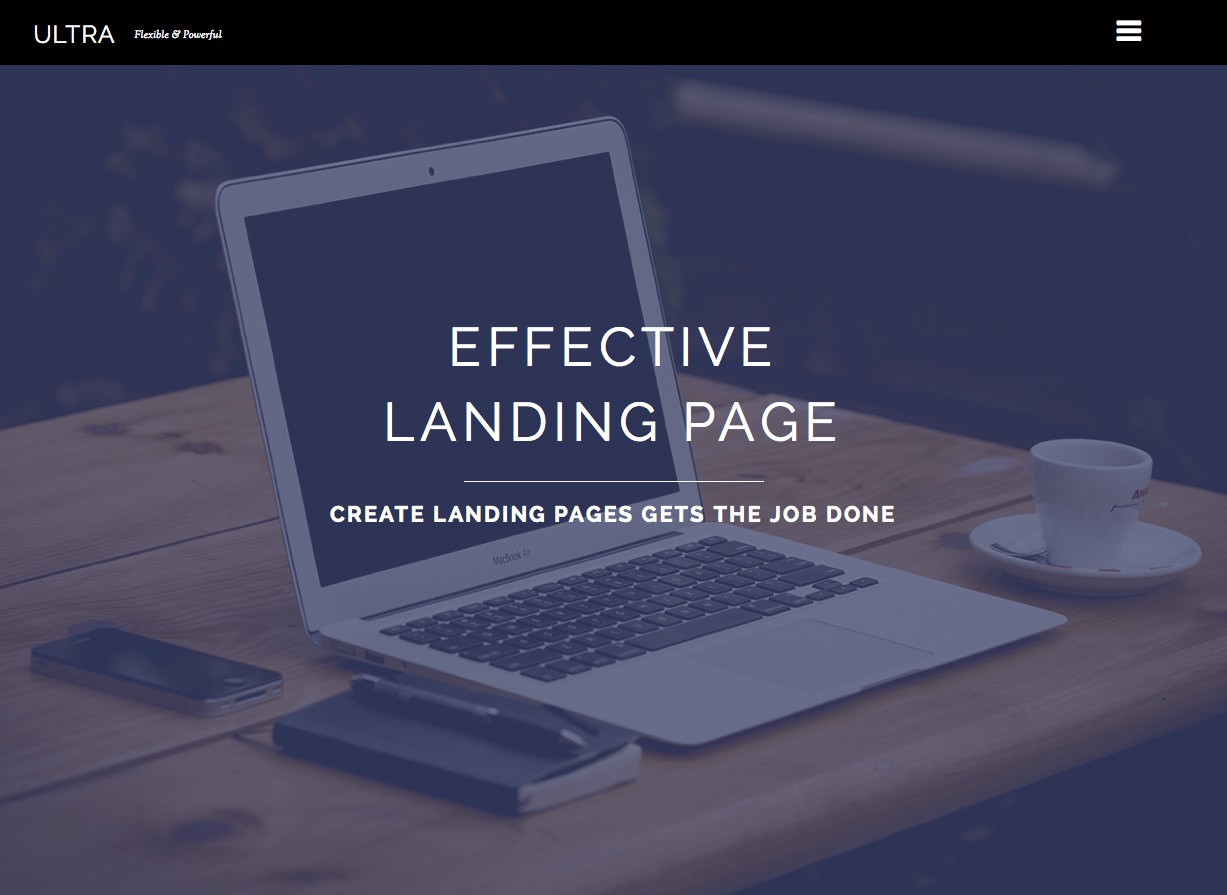 Ультра бизнес WordPress Theme