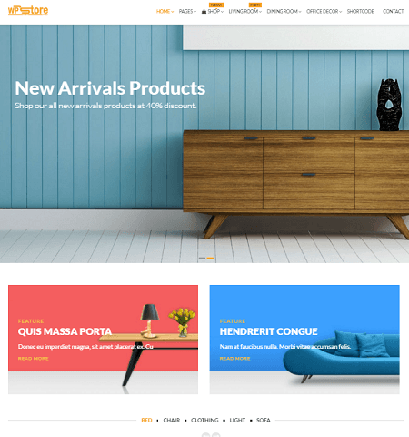 Вордпресс шаблон WP Store