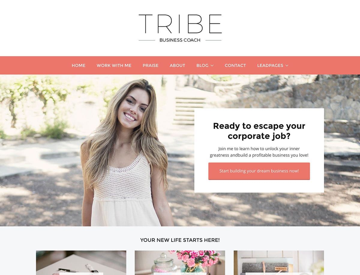Tribe шаблон WordPress