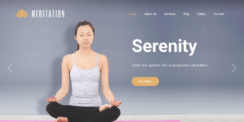 SKT Meditation WordPress тема