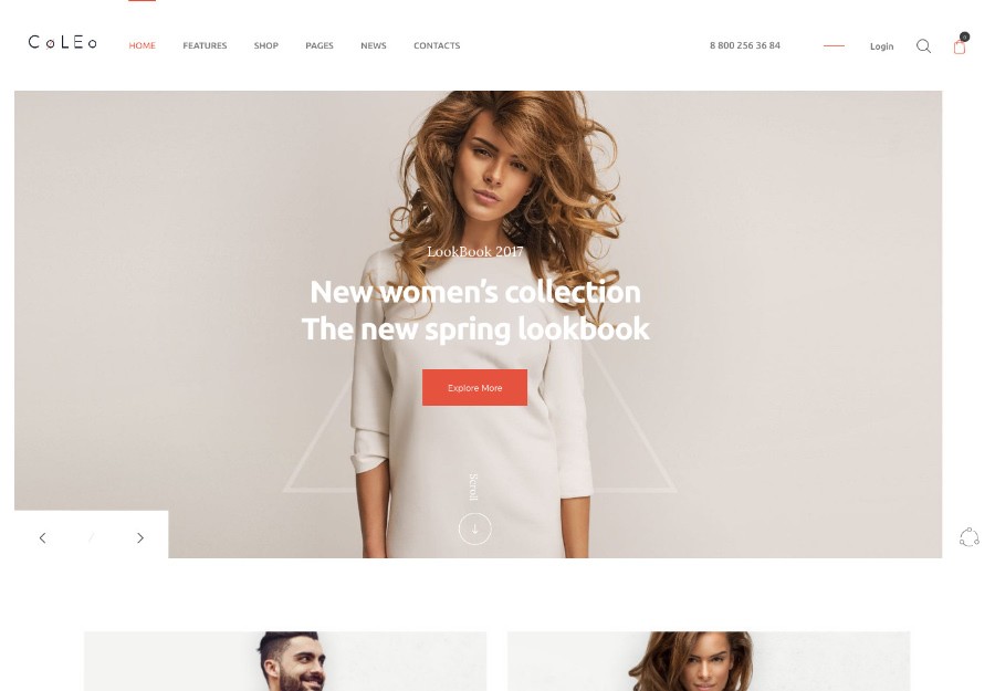 Coleo | A Stylish Fashion Clothing Store WordPress Theme