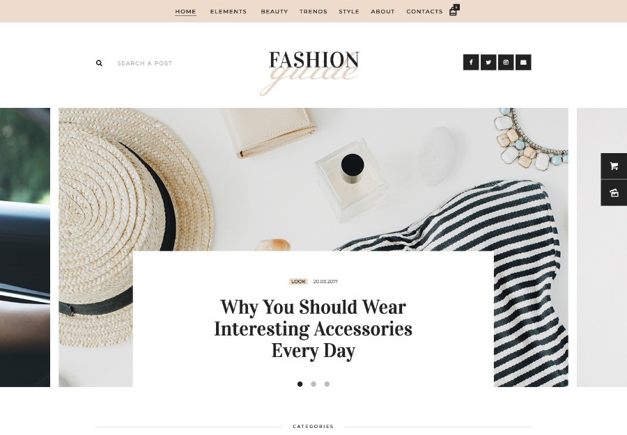 Fashion Guide | Online Magazine & Lifestyle Blog WordPress Theme