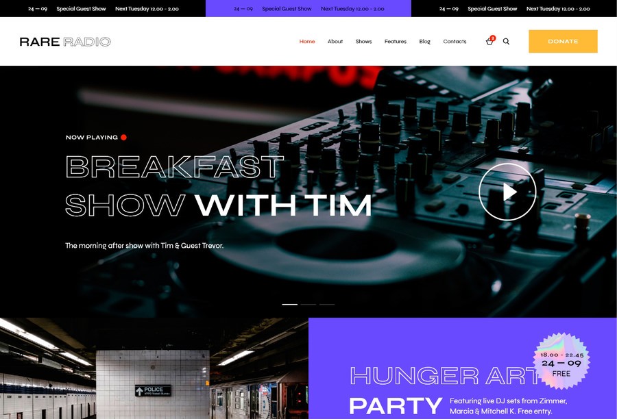 Jarvis - Night Club, Concert, Festival WordPress Theme