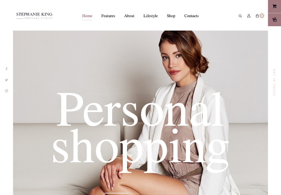 S.King | Personal Stylist and Fashion Blogger WordPress Theme