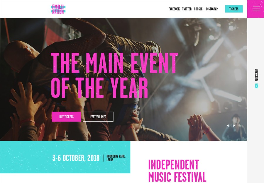 EmojiNation | Night Club & Concert WordPress Theme