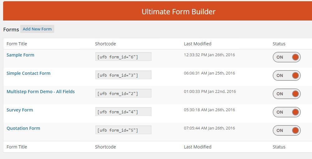 Ultimate Form Builder