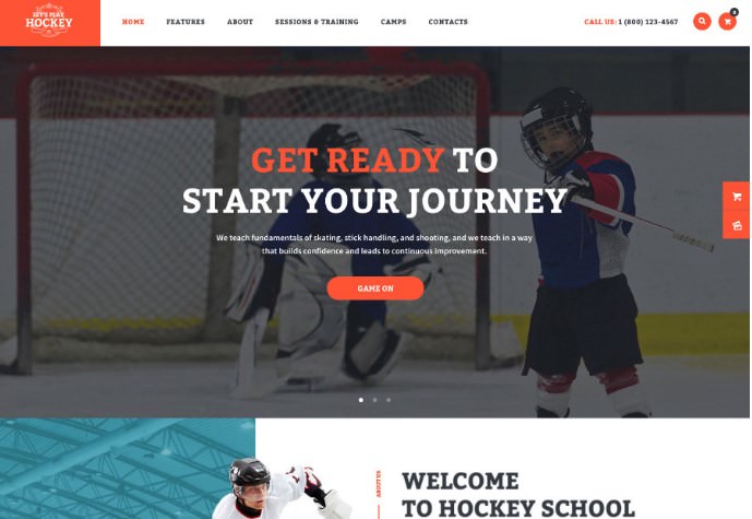 Let's Play | Hockey School & Winter Sports WordPress Theme