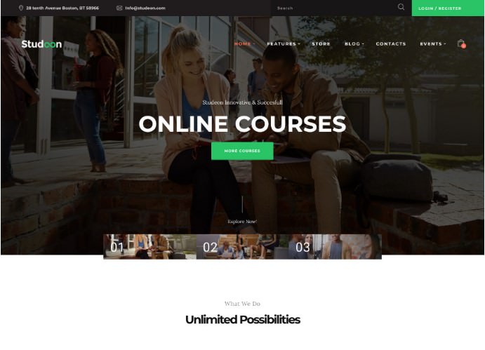 Studeon | An Education Center & Training Courses WordPress Theme