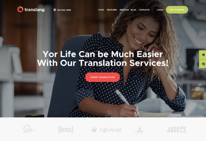 Translang | Translation Services & Language Courses WordPress Theme