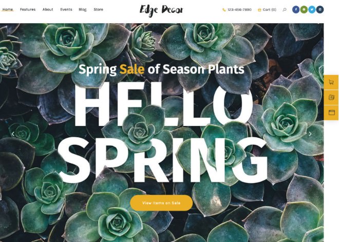 Edge Decor | A Modern Gardening & Landscaping WordPress Theme