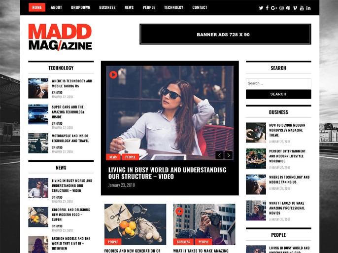 Шаблон Madd