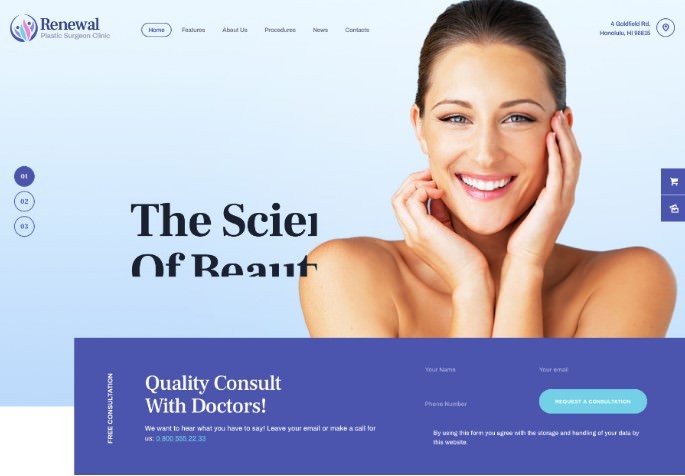 Renewal | Plastic Surgery Clinic Medical WordPress Theme